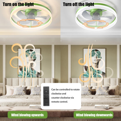 Elevate Your Space with the Slim Modern Ceiling Fan Featuring Dimmable LED Light