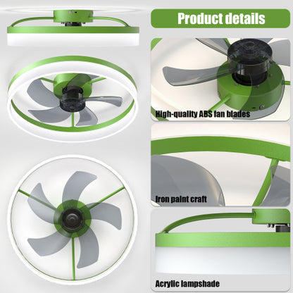 Elevate Your Space with the Slim Modern Ceiling Fan Featuring Dimmable LED Light