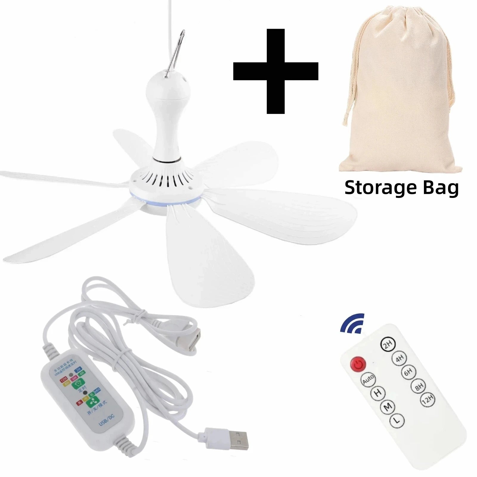 Experience Ultimate Comfort with Our Silent 6 Leaves USB Ceiling Canopy Fan – Perfect for Camping, Dorms, and More!