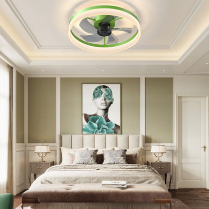 Elevate Your Space with the Slim Modern Ceiling Fan Featuring Dimmable LED Light