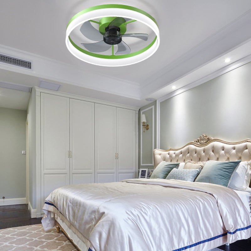 Elevate Your Space with the Slim Modern Ceiling Fan Featuring Dimmable LED Light