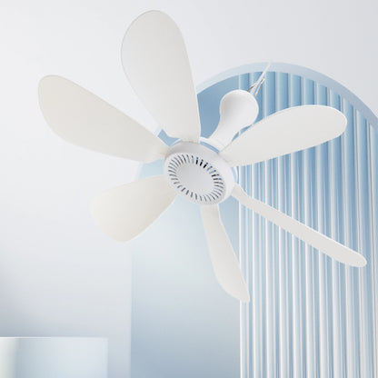 Experience Ultimate Comfort with Our Silent 6 Leaves USB Ceiling Canopy Fan – Perfect for Camping, Dorms, and More!